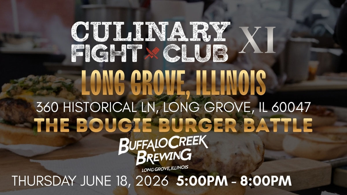The CFC Bougie Burger Battle at Buffalo Creek Brewing in Long Grove